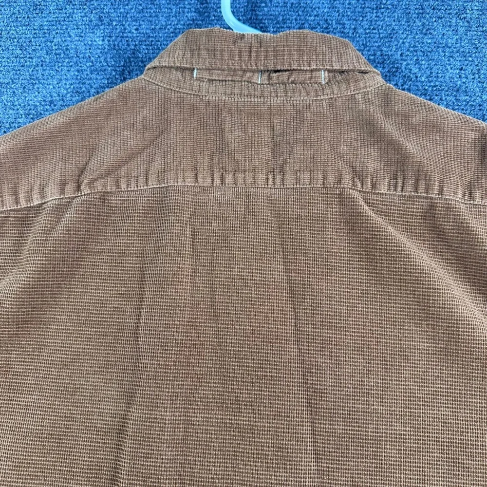 Banana Republic Button Down Shirt Mens XL Extra Large Corduroy Untucked Fit